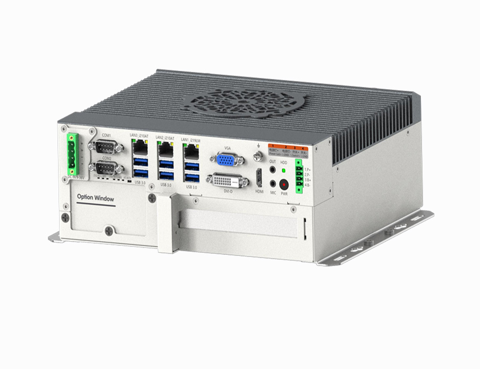 多功能无风扇工控机（1个PCIE16X扩展槽）